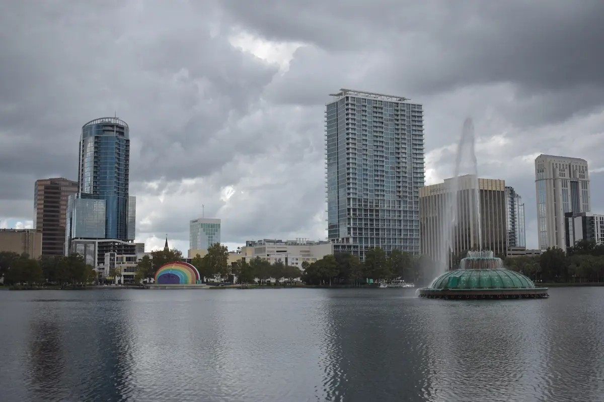 Lake Eola and the Orlando skyline