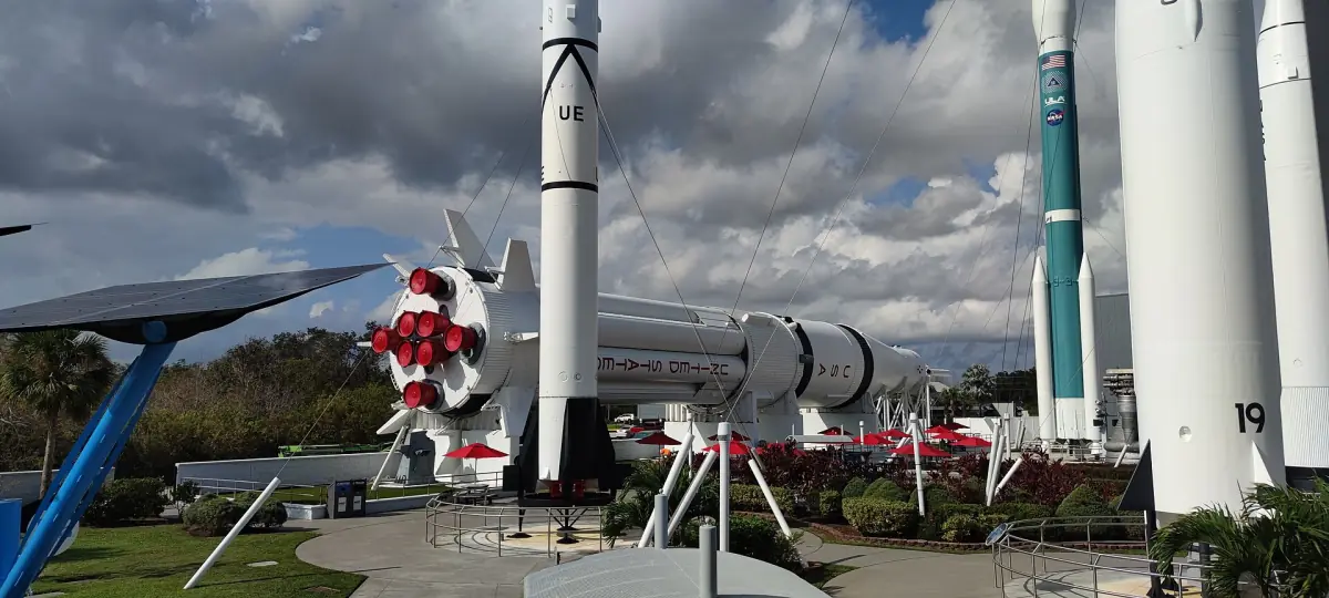 Rockets in the Rocket Garden at Kennedy Space Center