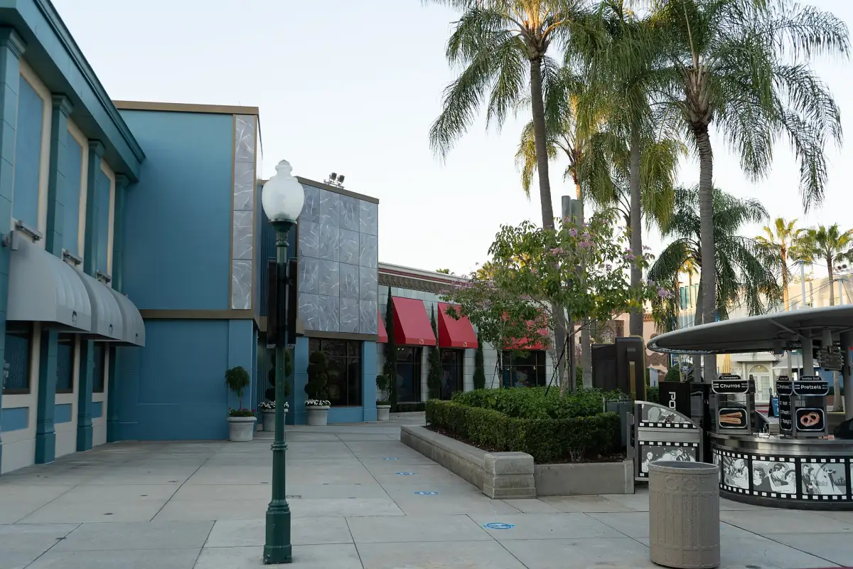 A street scene at Universal Studios Florida